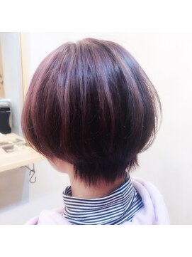 エーレヘアー(ehre hair) 【ehre hair】ピンクパープルショート