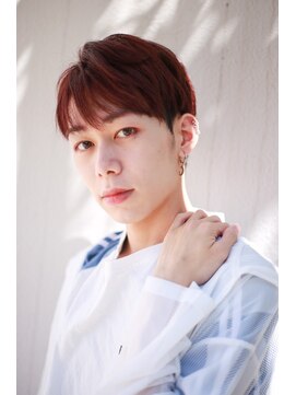 エミュ 天文館店(eMu) メンズショート×深みレッドブラウン