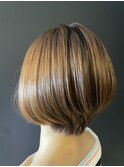 艶髪ボブ/オリーブグレージュ