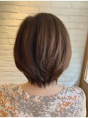 ナチュラル大人ボブ