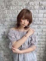 リアイス(Re:ICE) ミニウルフ/くすみブルー/流れるレイヤー/インナーハイライト