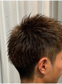 ツーブロックベリーショート