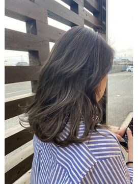 パパドゥー笛吹店(PaPaDoo) 立体感を演出、ハイライトカラー