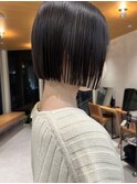 ボブ/ミニボブ/切りっぱなしボブ/ミディアム/ショート