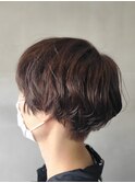 (五十嵐)ショート×パーマ