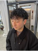 波巻きパーマ波巻きスパイラルパーマメンズカットパーマ