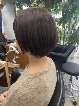 シェル 吉祥寺(shell) - [ ] グレージュカラー/ボブウルフ/黒髪/ココアベージュ