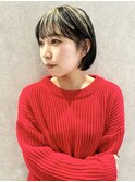 福井 大和田 デザインカラー ハイトーンボブ 20代 似合わせ