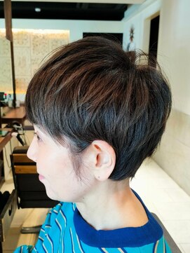 ヘアリゾート粋 ティガ 池袋店(tiga) ベリーショート/ぱっつんバング