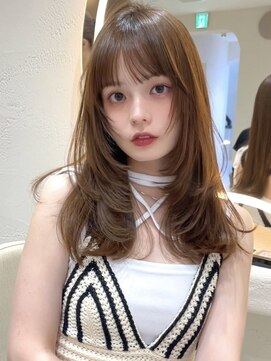 サイン 渋谷(SIGN) ザクザクレイヤーカット巻き方簡単ミディアムロング韓国渋谷