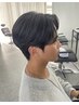 《ポイントパーマで扱いやすく◎》カット＋アップバングorダウンパーマ￥9500