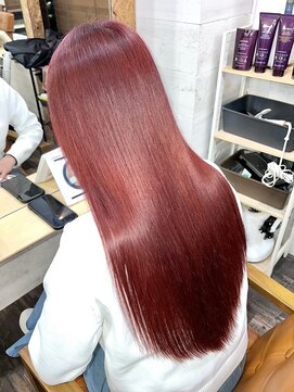 リリー シブヤ(Lilly shibuya) 【Lilly渋谷】#カシスレッド#ボルドー#ブリーチ#学割U24#韓国