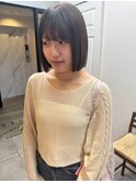 [LESS 伏見/丸の内/栄/名古屋]ぱつっとボブスタイル★末宗