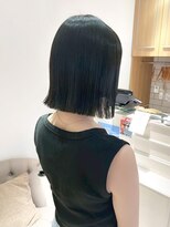バブ バイネオリーブ(Bab by neolive)&nbsp;夏/小顔カット/韓国ヘア/ボブ/ブルーブラック/自由ヶ丘