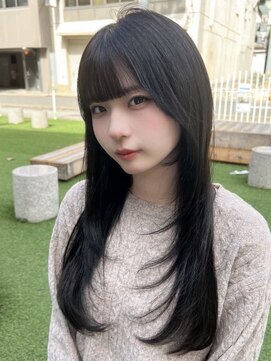 リコ ヘアアンドリラクゼーション 名駅店(LICO HAIR＆RELAXATION) 【韓国レイヤー】ダークブラウンカラー