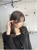 【Three/萩原/大分】似合わせ/顔まわり/オリーブベージュ/韓国