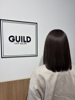 ギルド 東久留米店(GUILD)&nbsp;艶ブラウンのまとまりストレート