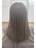 好評【2月限定】カット+透明感カラー+トリートメントスパ/¥8800/白髪の方も
