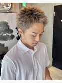 波巻きツイストスパイラル/リバースセンターパート[大宮/理容室]