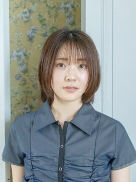アラワラブルー(arrawarra blue) ナチュラルミディアムヘア/20代/30代/40代/50代/倉敷/白楽町