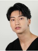 渋谷メンズパーマフェザーパーマシャドウパーマセンターパート