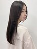 【艶髪ケア☆】弱酸性ストレート+カット+カスタムトリートメント¥24000~