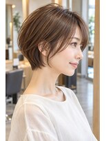 FRAMES 南浦和店【11月6日OPEN（予定）】&nbsp;ショートボブ髪型20代30代40代前髪あり前髪なし面長丸顔南浦和