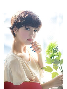 ヘアーズ ロッソ テラス(hair's ROSSO TERRACE) 【鶴見】くせ毛風 マッシュ ショート 大人ボブ☆[30代40代50代]