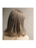 ヘアサロンエム 川越(HAIR SALON M)&nbsp;外ハネボブ/アッシュブラウン/ネオウルフ/デザインカラー