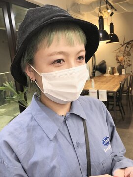 デヴェロペ(Devellope.) 【Devellope.】千葉担当　ワイドバング　ブリーチカラー