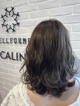 ビューティー エールフォルム 浜松有玉店(BEAUTY YELLFORME) 透明感オリーブベージュ×ゆるふわセミディ