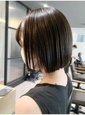 【20/30/40代にオススメ】お手入れ簡単パツッとミニボブ**