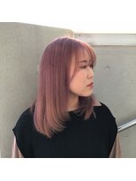 髪技空間アノン(anon) ピンクベージュ