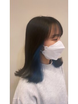 フィッティ 横須賀中央店(fiti) グレーブラック×インナーブルー