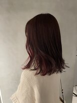 ブリーチなし☆ピンクラベンダーベージュ