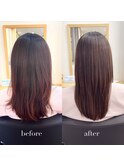 『髪質改善』ストレートエステ（縮毛矯正）（リタッチ可）