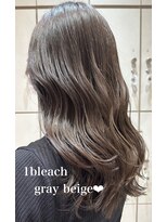 ヴァネッサ VANESSA&nbsp;透明感グレージュダブルカラーケアブリーチ×渡辺りん
