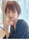 ★似合わせカットモードクールショートチョコレート