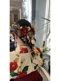 ヘアアレンジ　ダウンスタイル