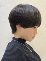 ロンドブルーム 天神大名店(Lond Bloom) 大人マッシュショート丸みショート黒髪ショートベリーショート