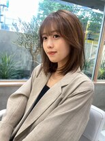 エジョン 幡ヶ谷店(Aejon)&nbsp;シルキーベージュプリカールチョコレートミディアムヘア