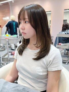 グロー 大宮(GLROW) □ 韓国大宮顔周りレイヤーカットウルフカットインナーカラー