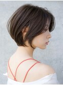 前髪なし大人ショートボブ20代30代40代【AIN.表参道】川原大地