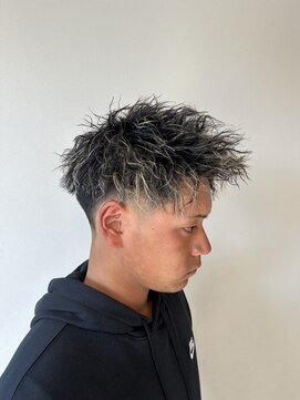 トラッド(TRAD) ツイストスパイラルパーマ×メッシュ