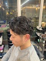 フランクスバーバーリザーブ 人形町店(FRANK’S BARBER RESERVE)&nbsp;アップバングパーマ