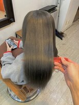 オルク 札幌大通(Orque)&nbsp;Wカラーアッシュグレイ 透明感 赤み消し 大人綺麗20代30代