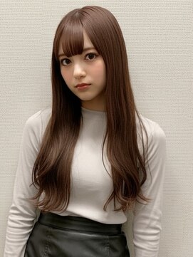 ファクトリーファイブ(Factory5) 小顔レイヤーロングベージュ20代30代40代くびれミディ韓国ヘア