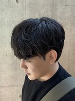 アルム オモテサンドウ(ALLM omotesando) シャドウパーマ 韓国ヘア メンズ 原宿 表参道