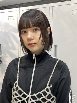 メゾンアクア 表参道(Maison ACQUA) ◎ミニボブ縮毛矯正髪質改善ストレート顔まわりレイヤーカット