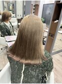 成人式エンドルーツダブルカラーミルクティーベージュ